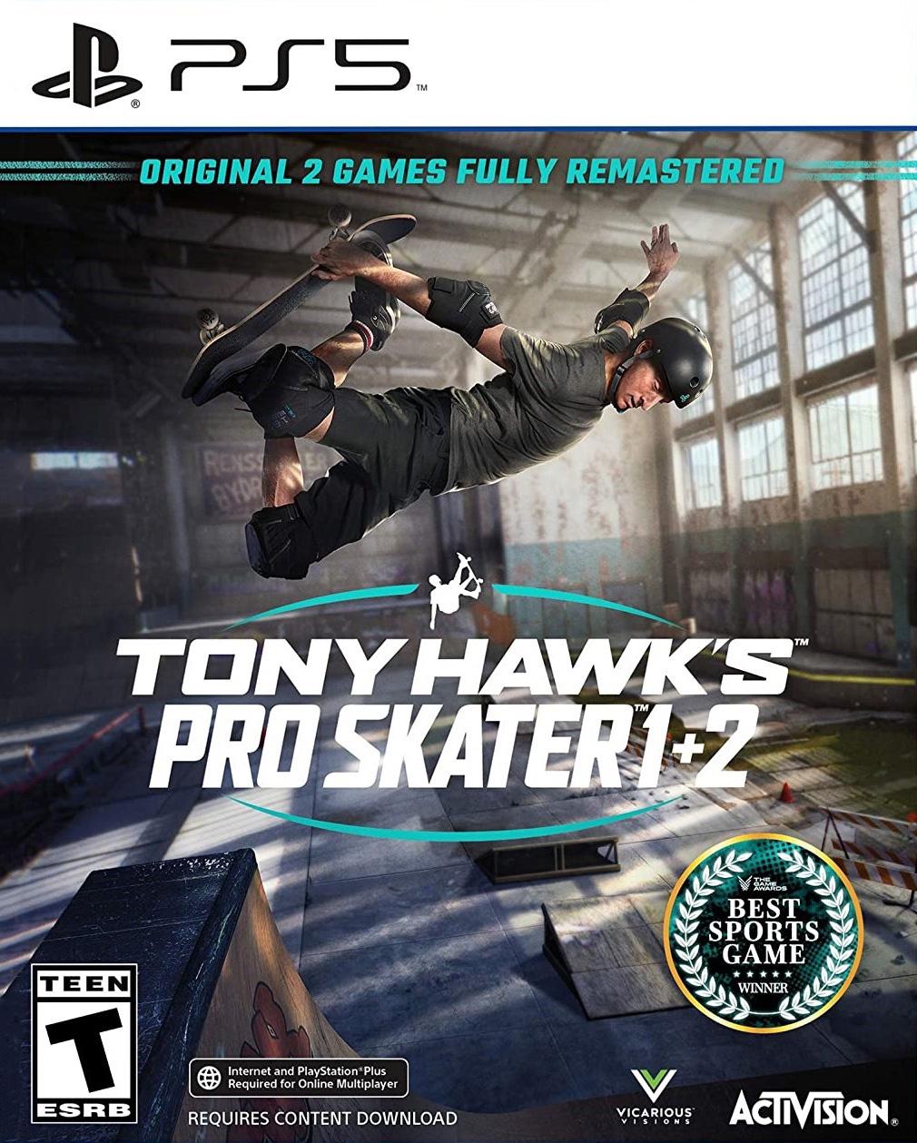 Tony Hawk's Pro Skater 1 + 2 - Playstation 5