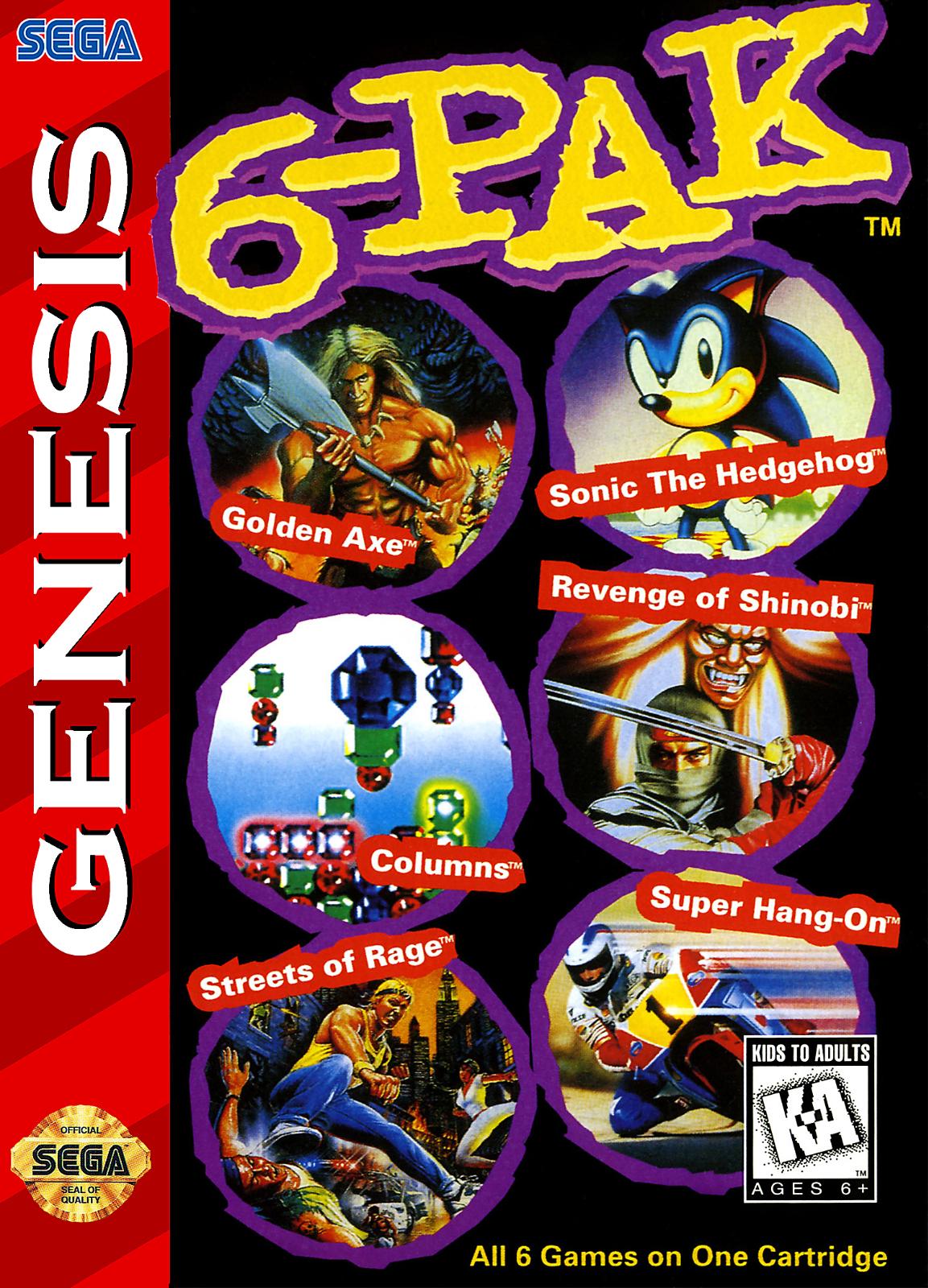 6-Pak - Sega Genesis