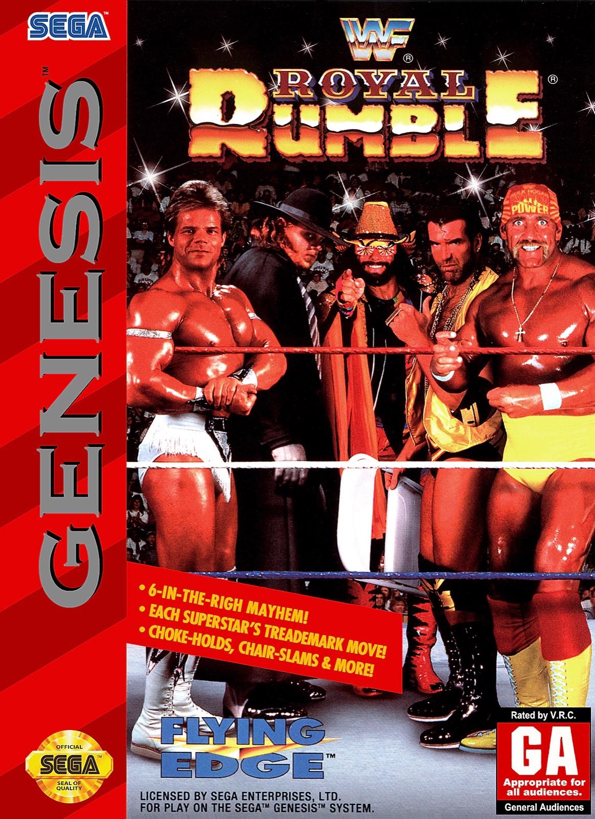 Game Vault Watsonville - WWF Royal Rumble - Video Game - Sega Genesis