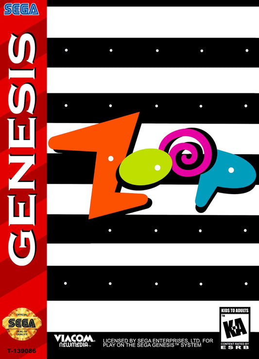 Zoop - Sega Genesis
