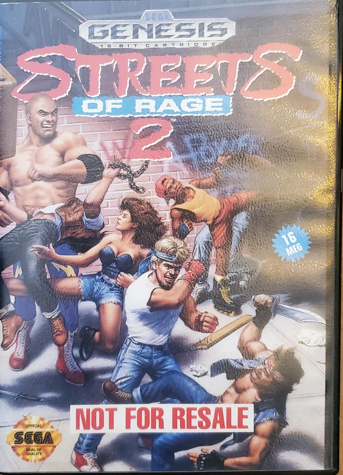 Streets of Rage 2 [Not For Resale] - Sega Genesis