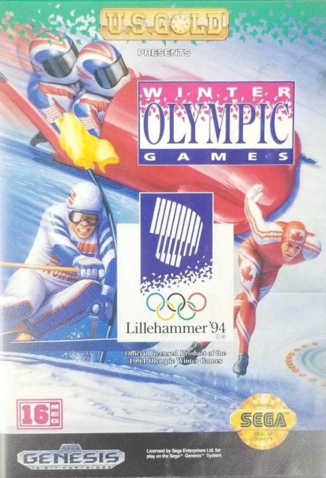 Game Vault Capitola - Winter Olympic Games Lillehammer 94 - Video Game - Sega Genesis
