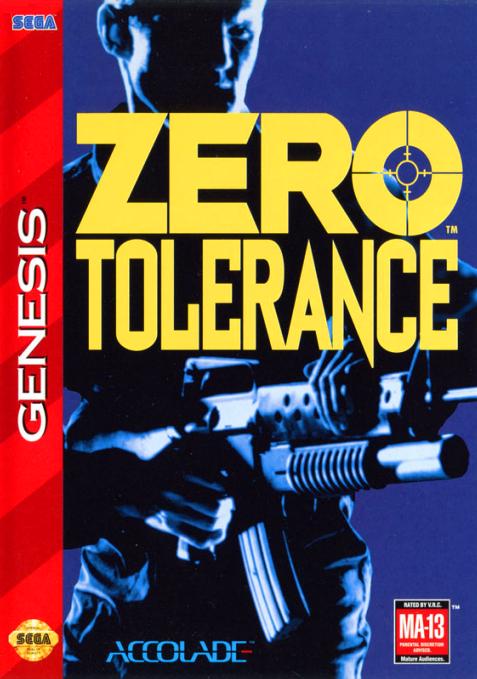 Zero Tolerance - Sega Genesis