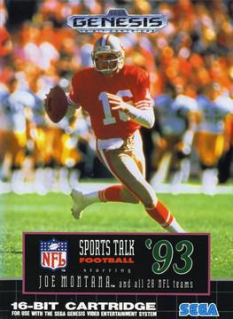 Game Vault Capitola - Sports Talk Football '93 Starring Joe Montana - Video Game - Sega Genesis