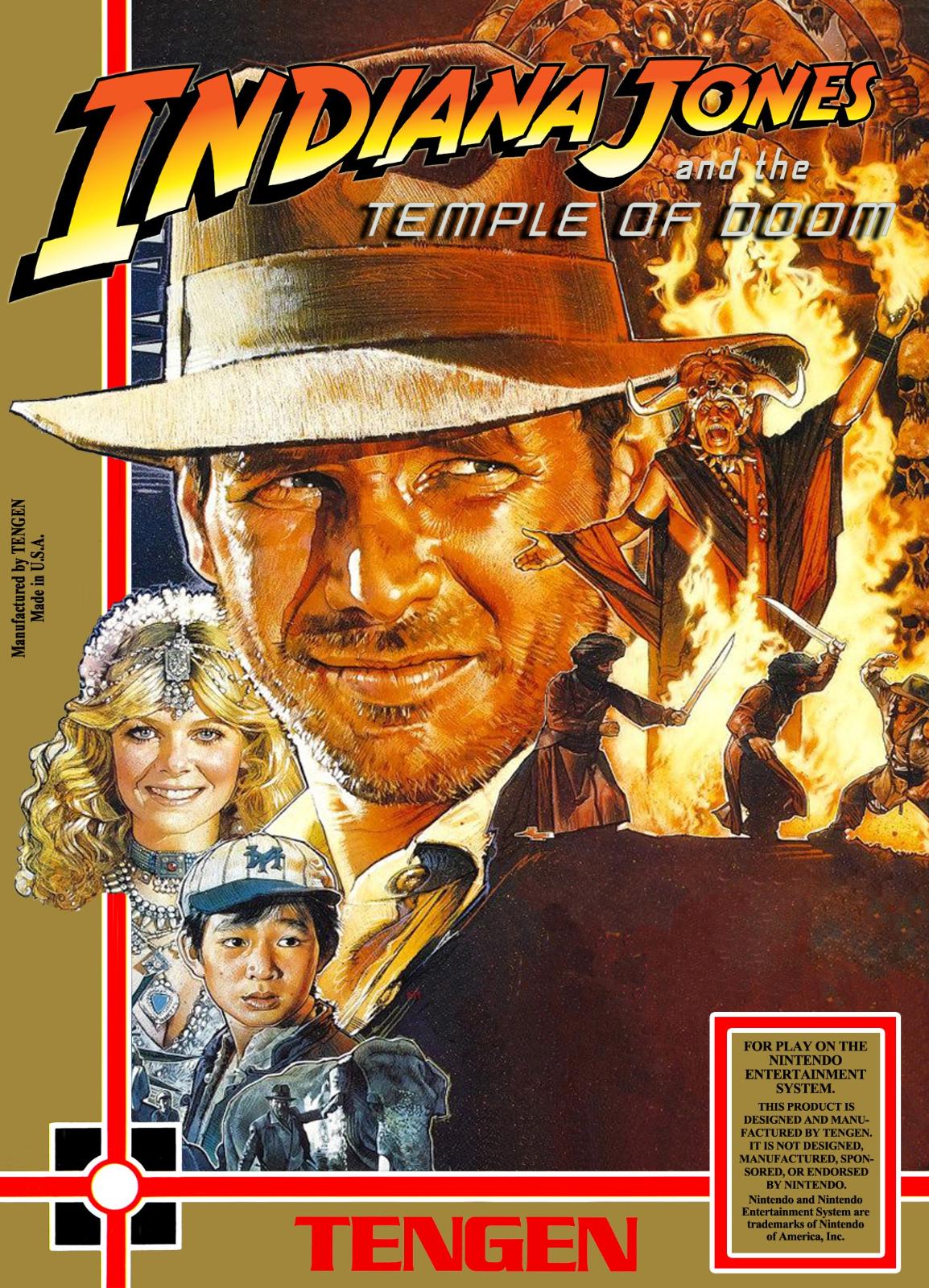 Indiana Jones and the Temple of Doom [Tengen] - NES