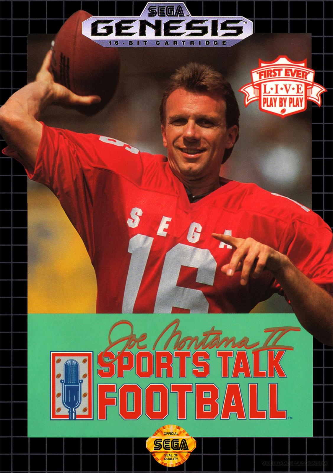 Game Vault Watsonville - Joe Montana II Sports Talk Football - Video Game - Sega Genesis